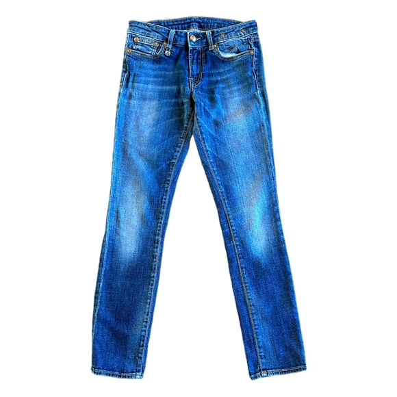 R13 Vintage Dark Kate Skinny Jeans - Picture 5 of 15